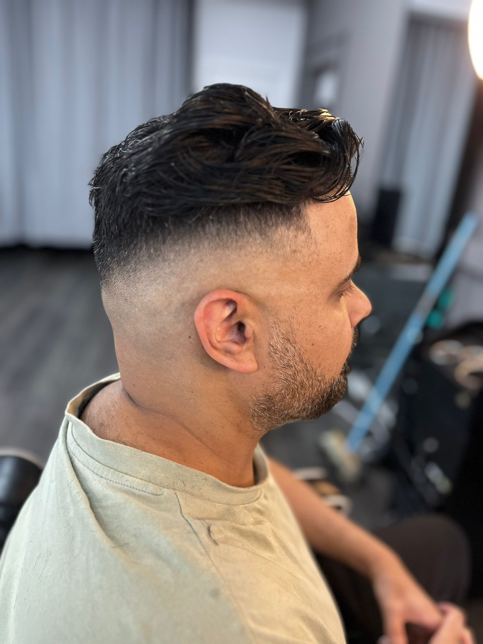 Professional European haircut